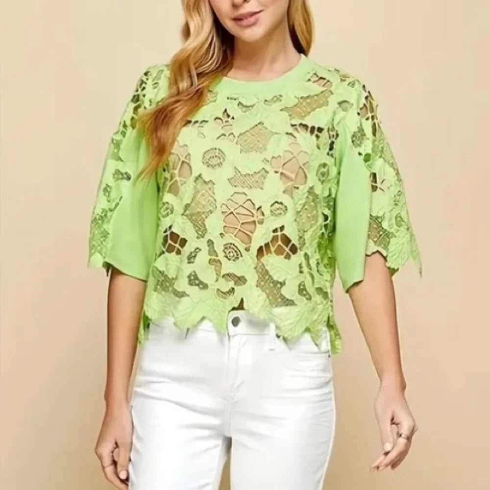 Crochet Lace Gorgeous Top